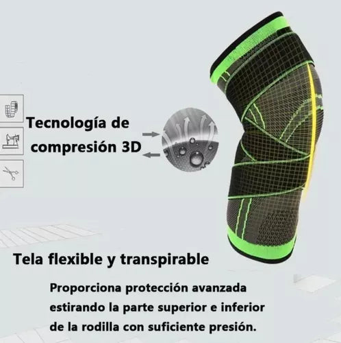 Rodillera Flexible COMPRESIÓN de alta calidad