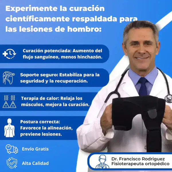 ALMOHADILLA TÉRMICA PARA HOMBRO - CALEFACCIÓN Y ALIVIO PARA DOLOR MÚSCULAR